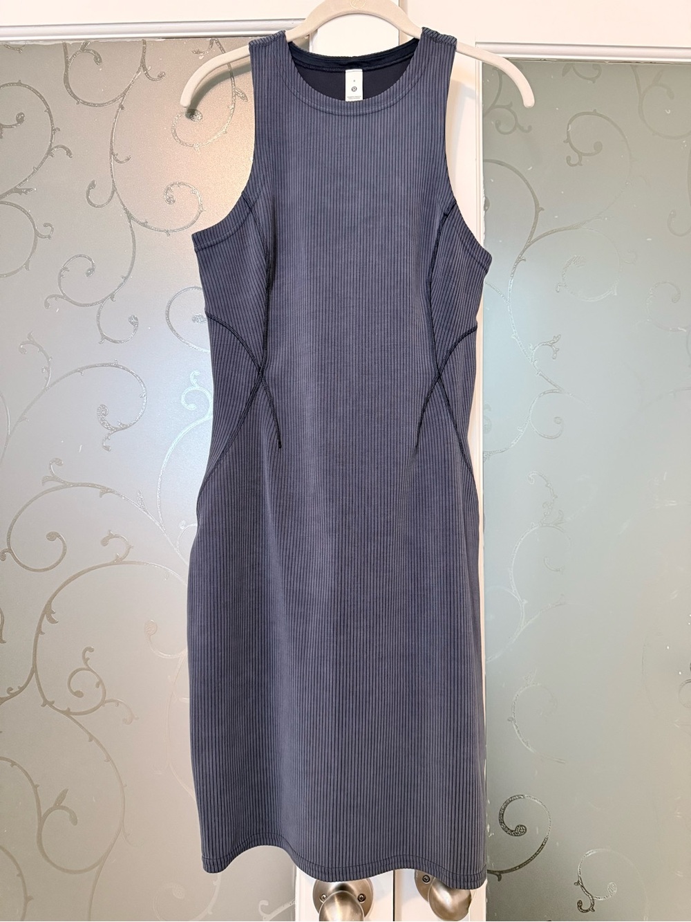 lululemon athletica Navy Ribbed Sleeveless Shift Dress